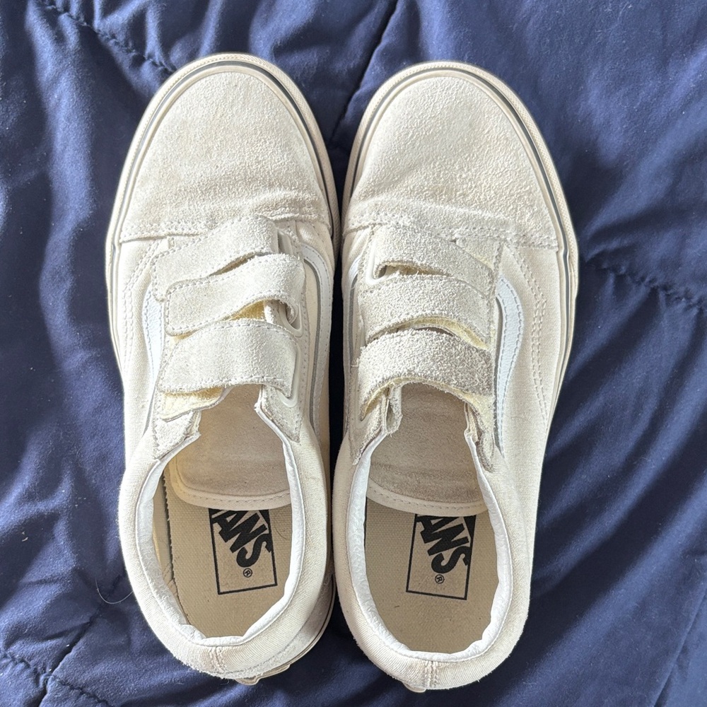 Vans Off-White Velcro Sneakers